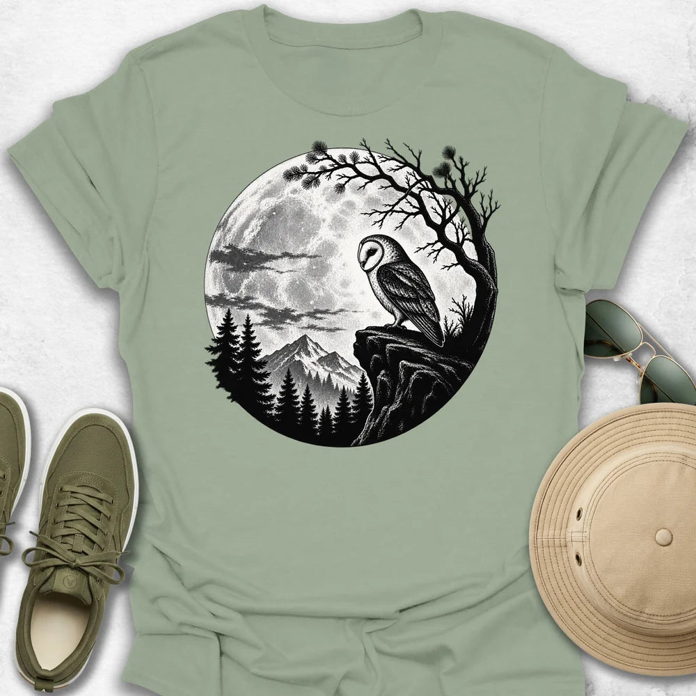 Moonlit Owl Wilderness T-Shirt