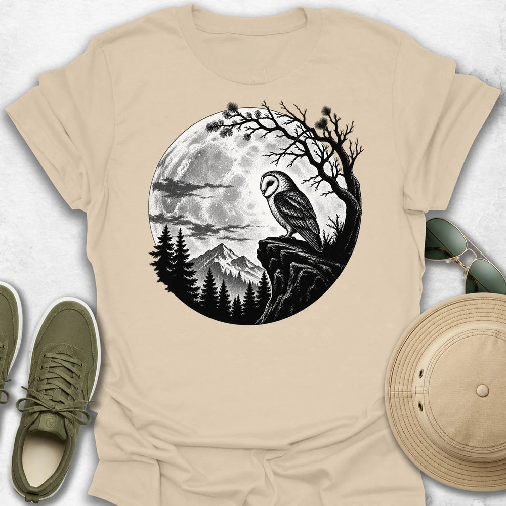 Moonlit Owl Wilderness T-Shirt
