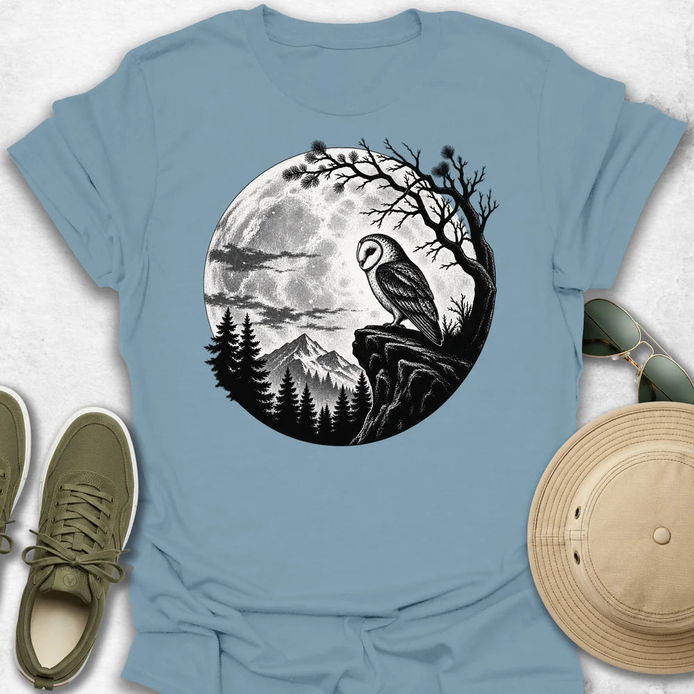 Moonlit Owl Wilderness T-Shirt