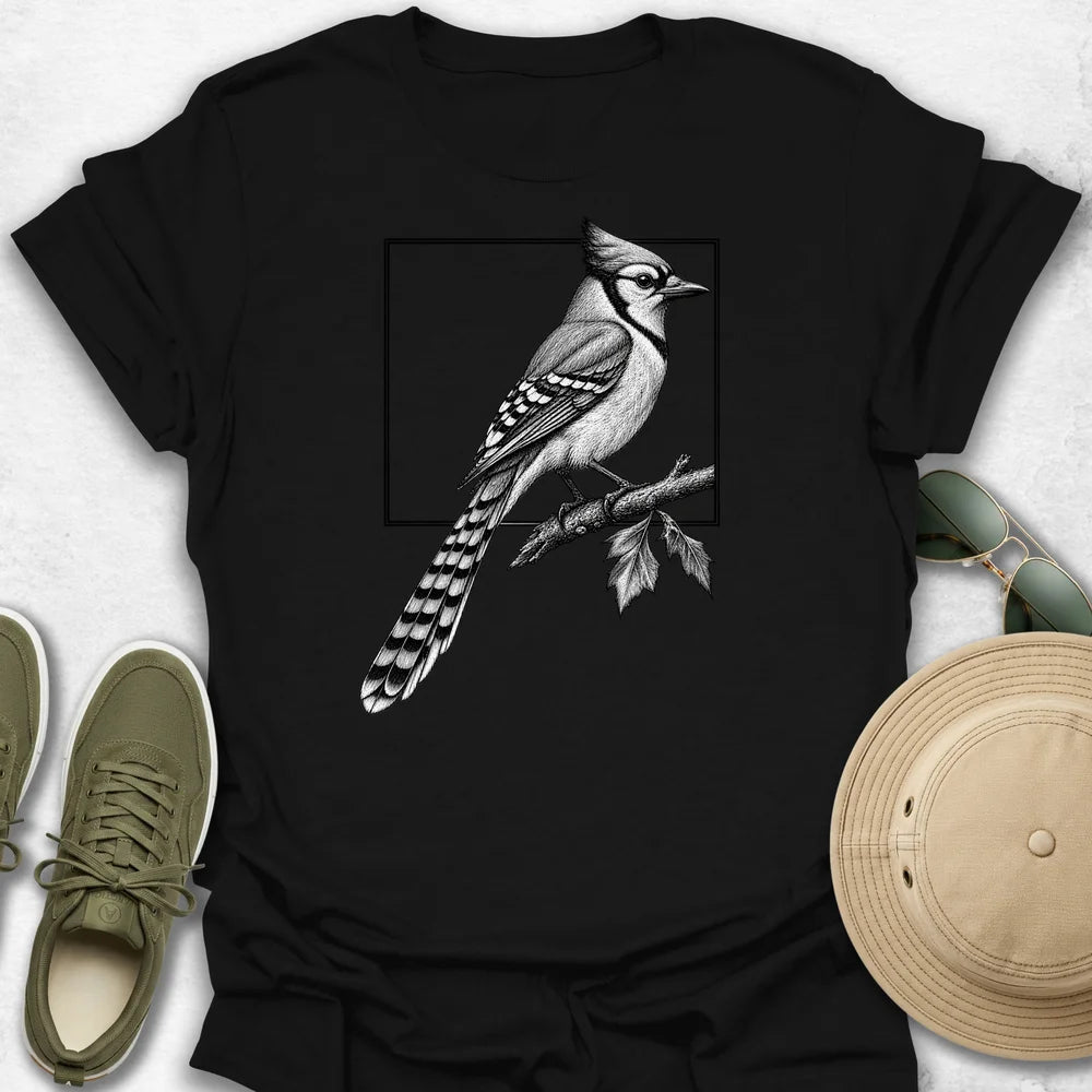 Blue Jay in Frame T-Shirt