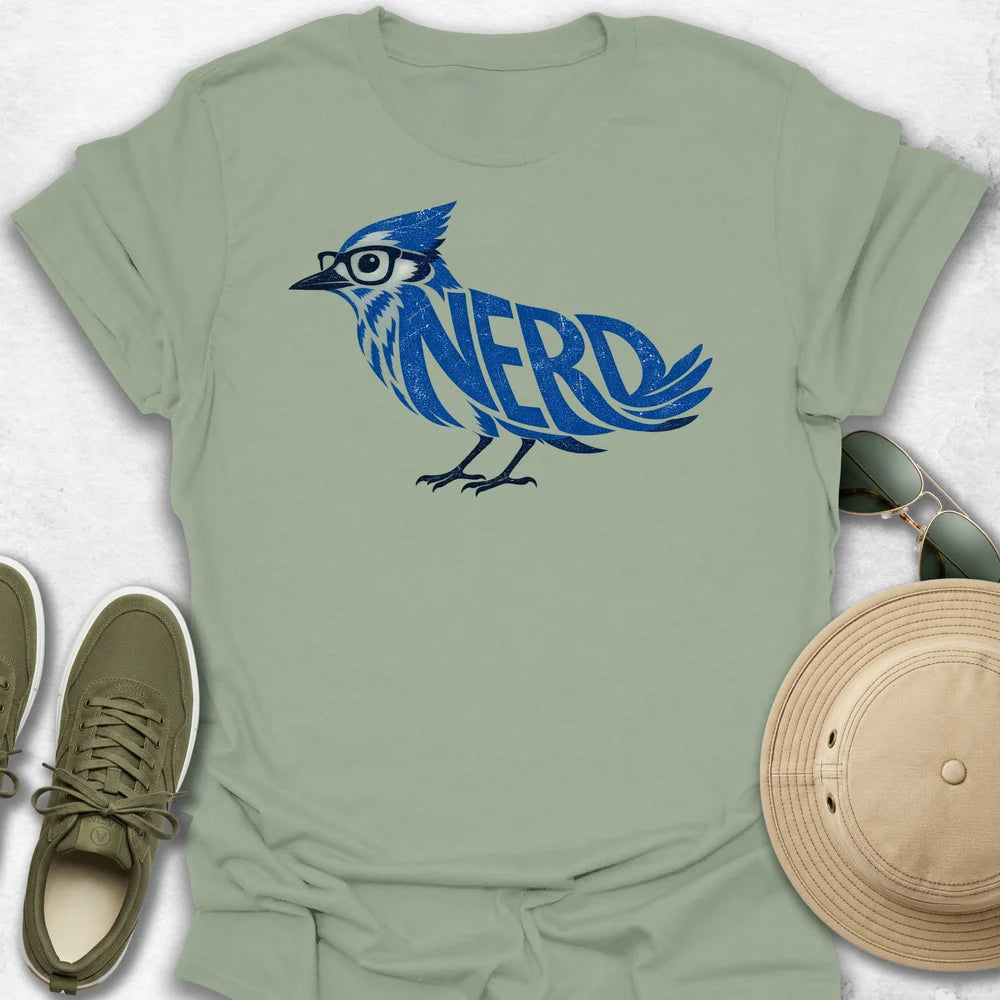 Jay NERD Bird T-Shirt