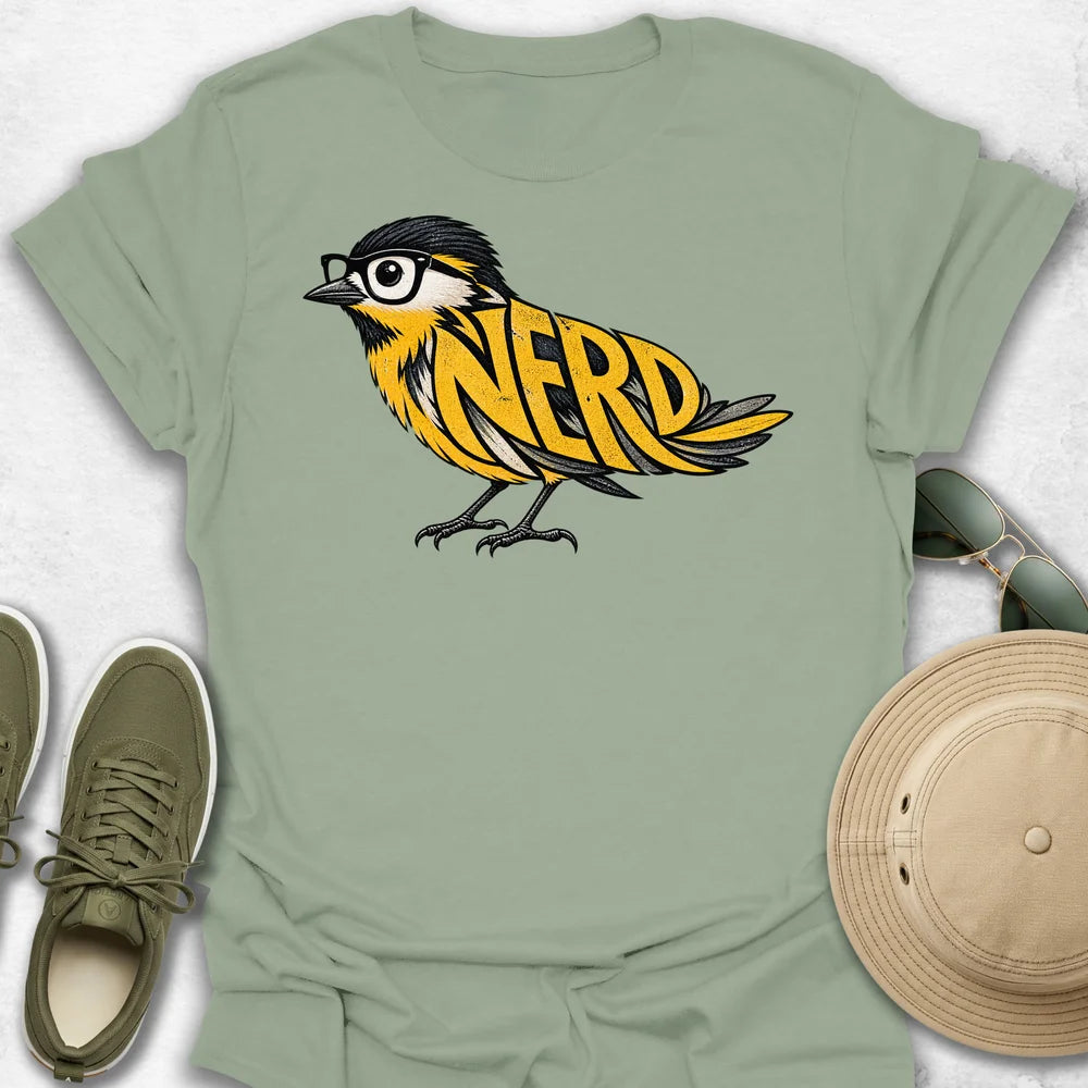 Yellow NERD Bird T-Shirt
