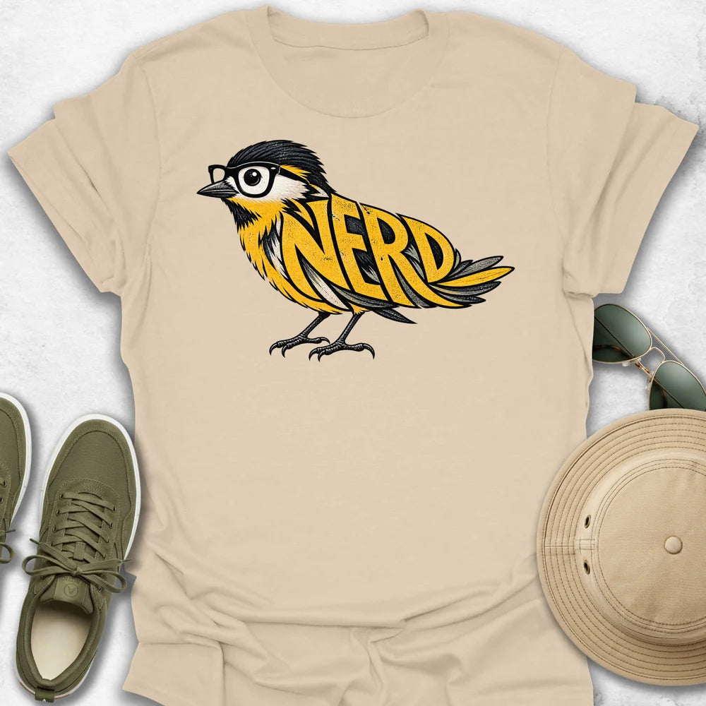Yellow NERD Bird T-Shirt