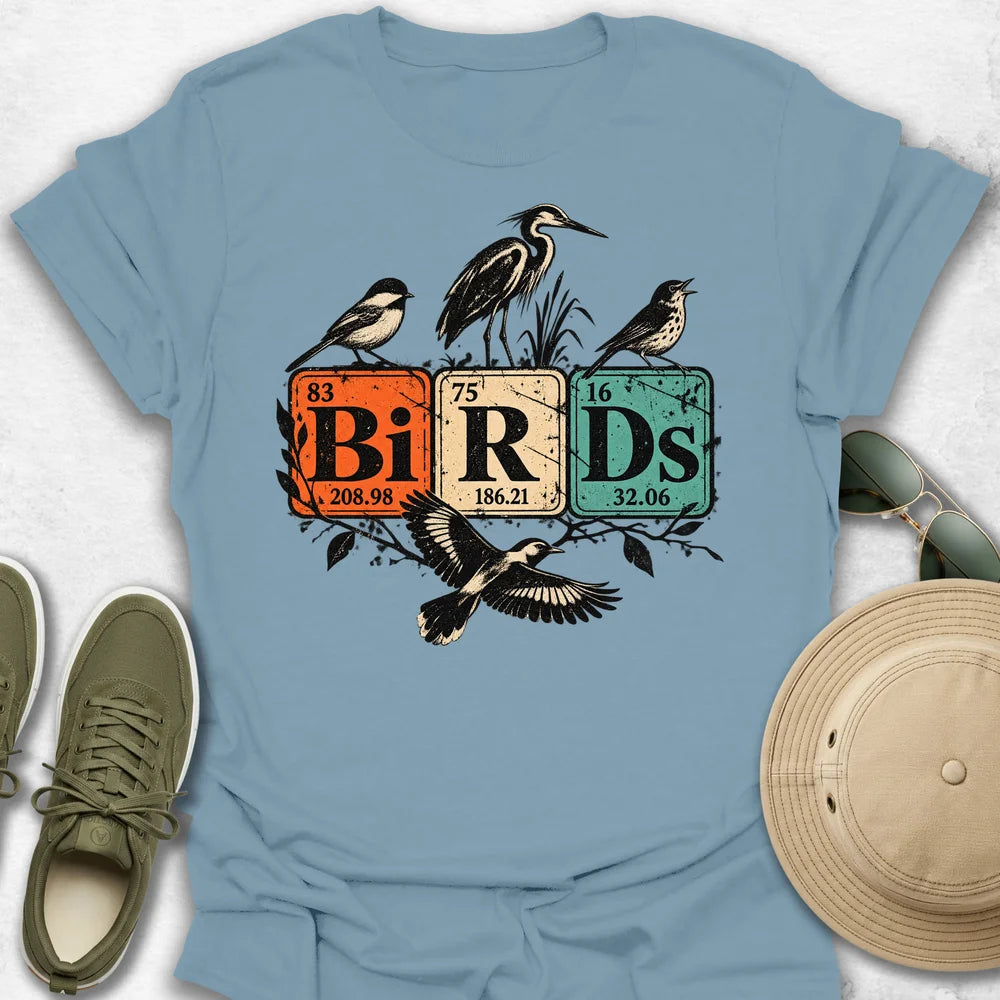 Birds Periodic Tiles T-Shirt