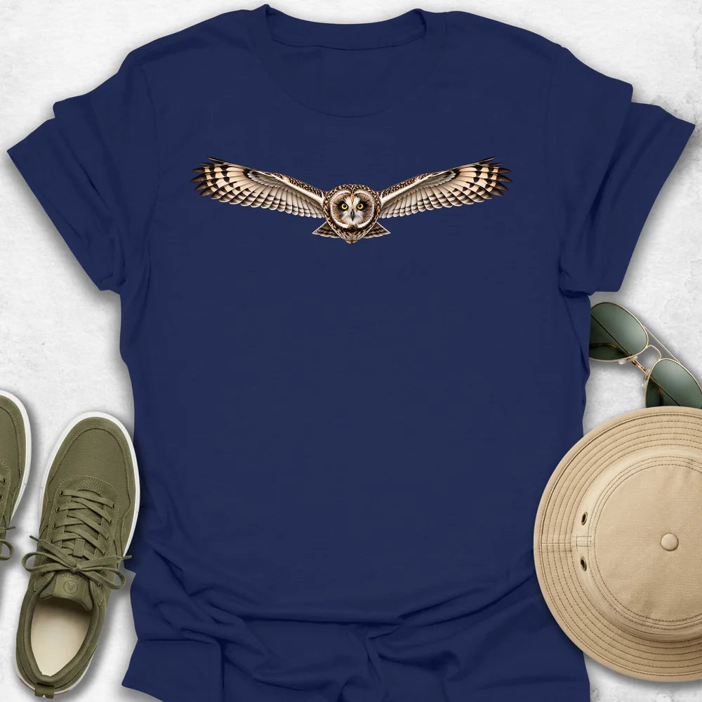The Power of Eye Contact Short-Eared Owl T-Shirt