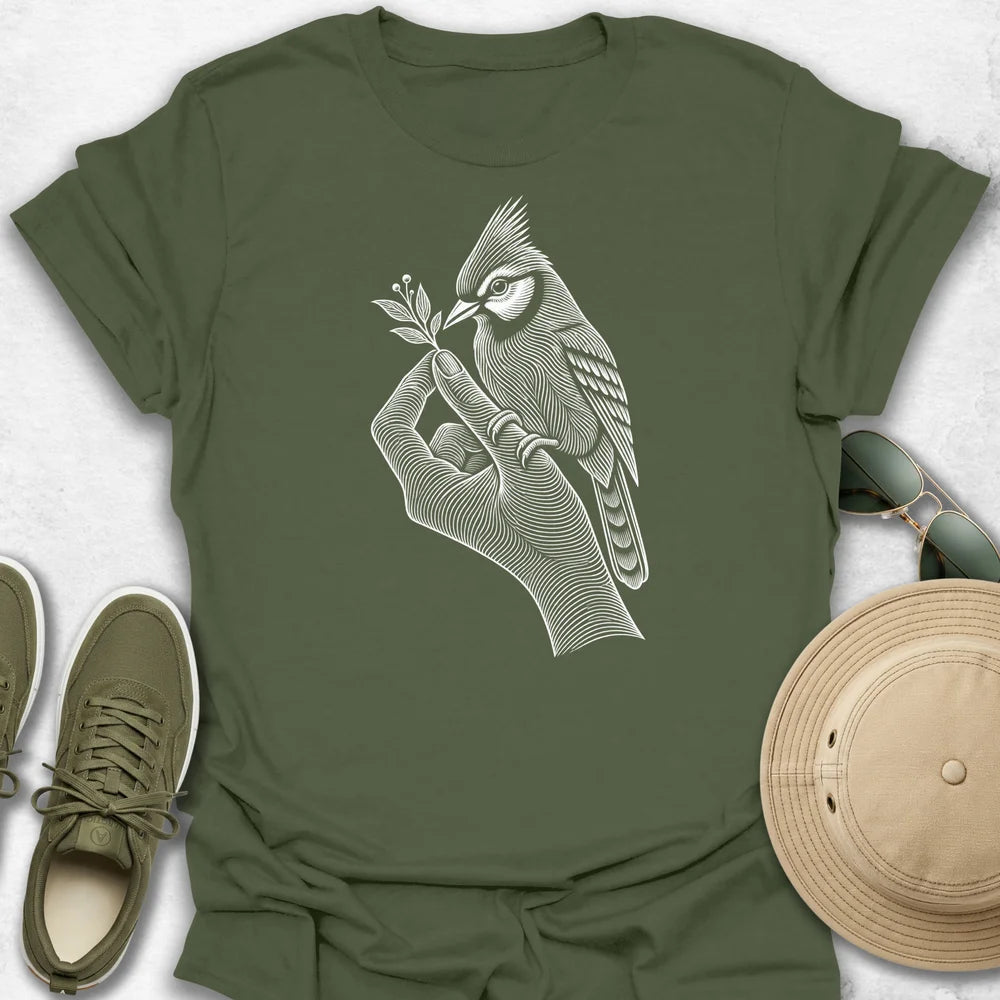 Perched on Hand T-Shirt