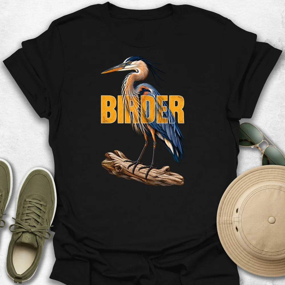 Birder Heron T-Shirt