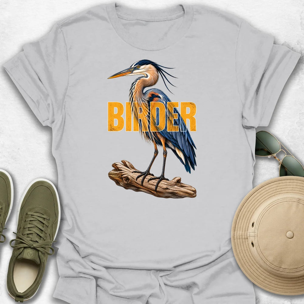 Birder Heron T-Shirt
