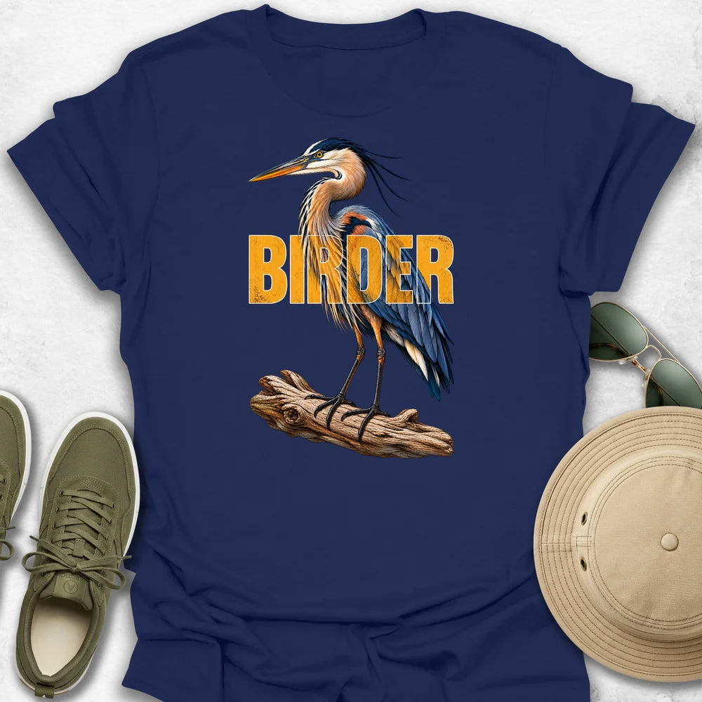 Birder Heron T-Shirt