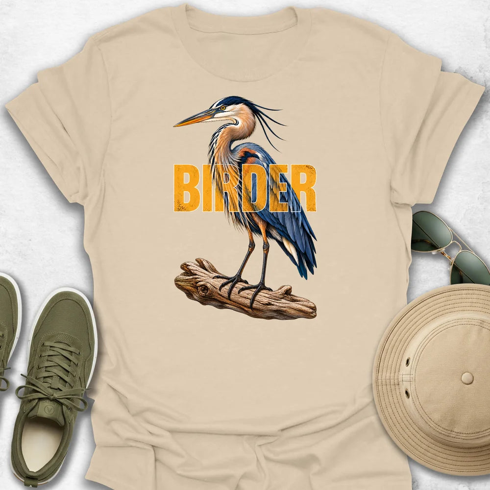 Birder Heron T-Shirt