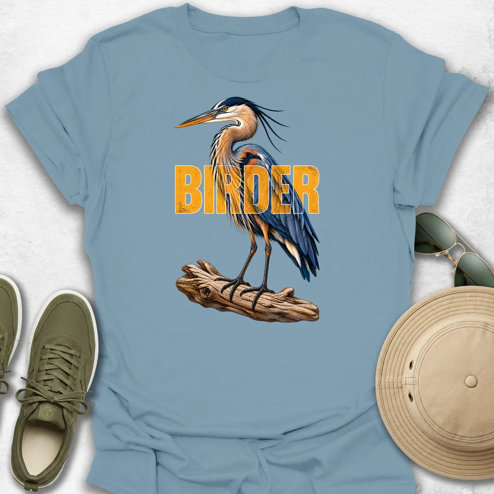Birder Heron T-Shirt