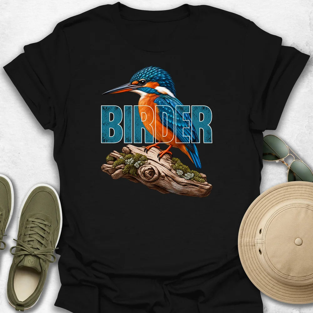 Birder Kingfisher T-Shirt