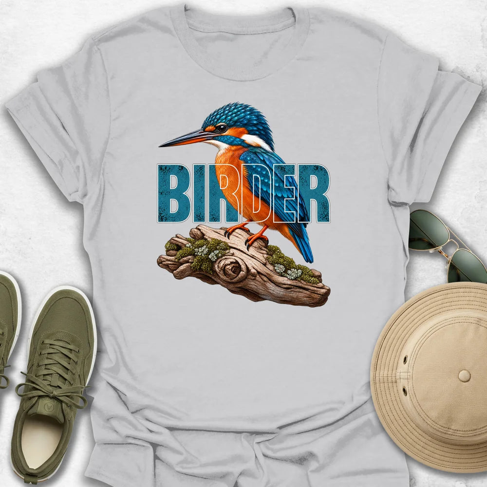 Birder Kingfisher T-Shirt