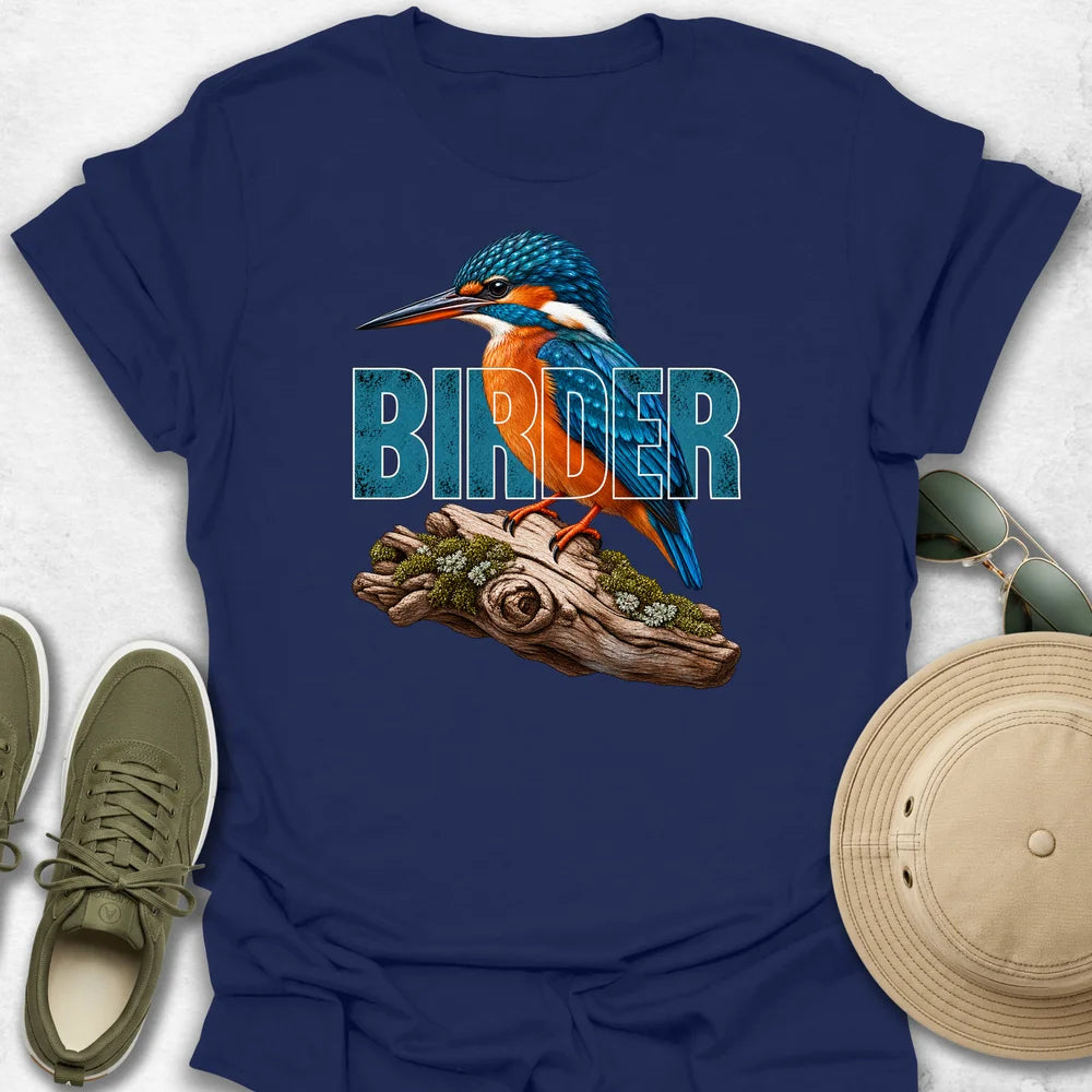 Birder Kingfisher T-Shirt