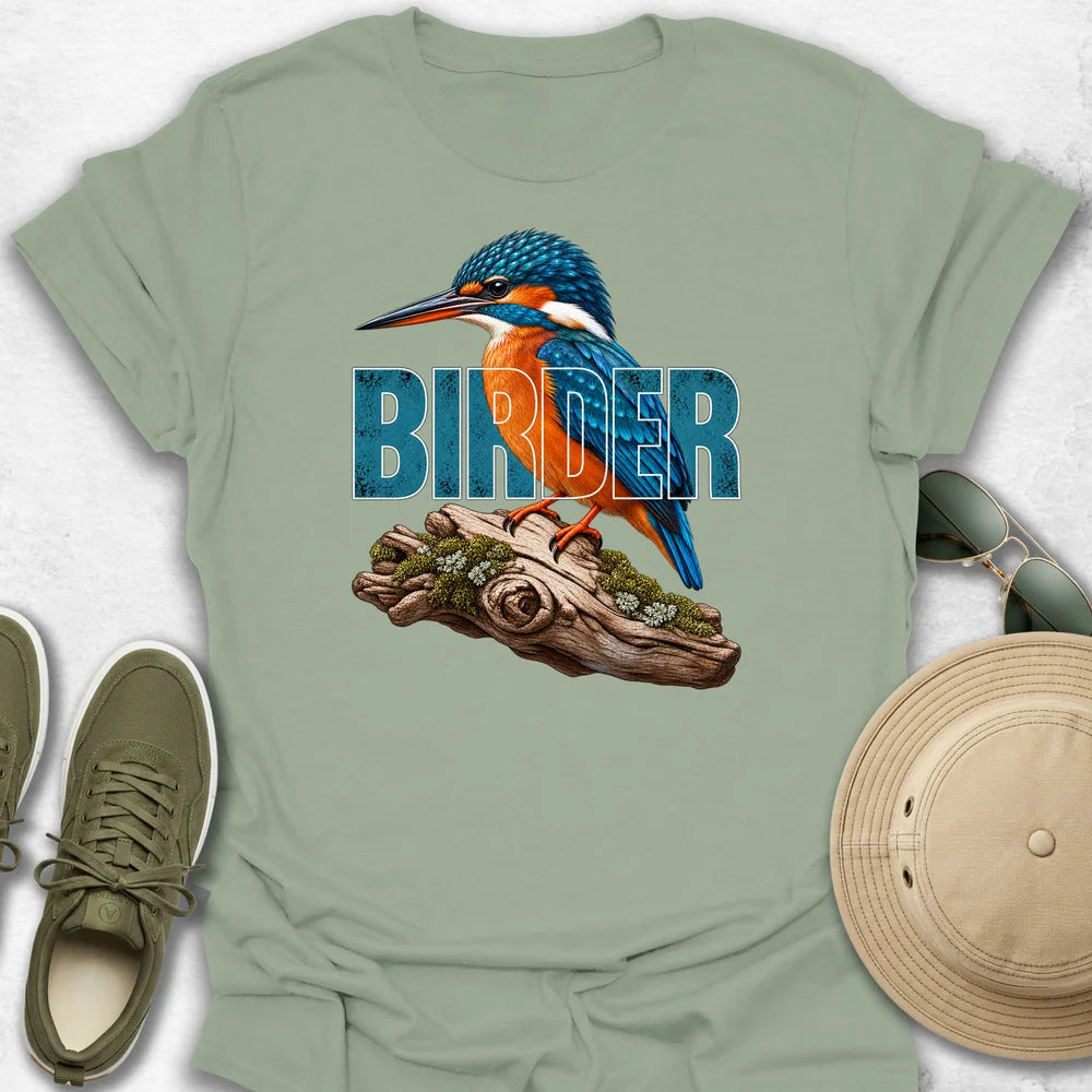 Birder Kingfisher T-Shirt