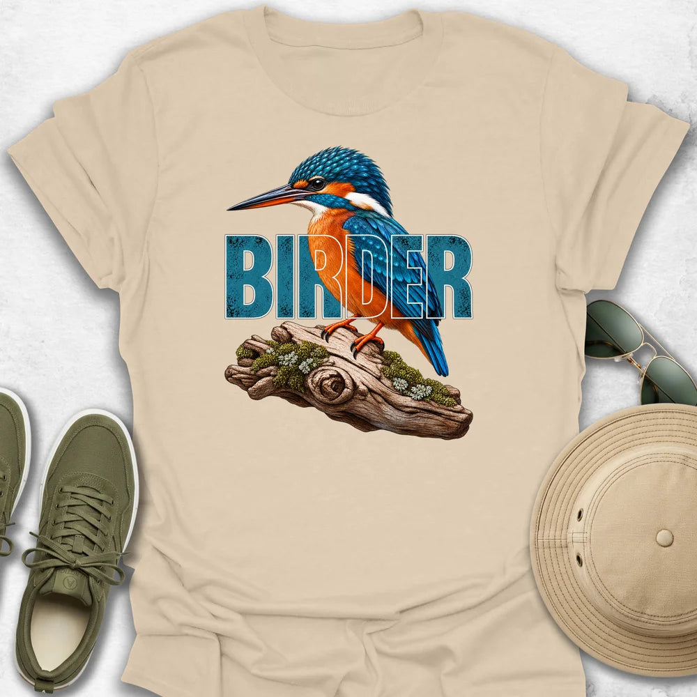 Birder Kingfisher T-Shirt