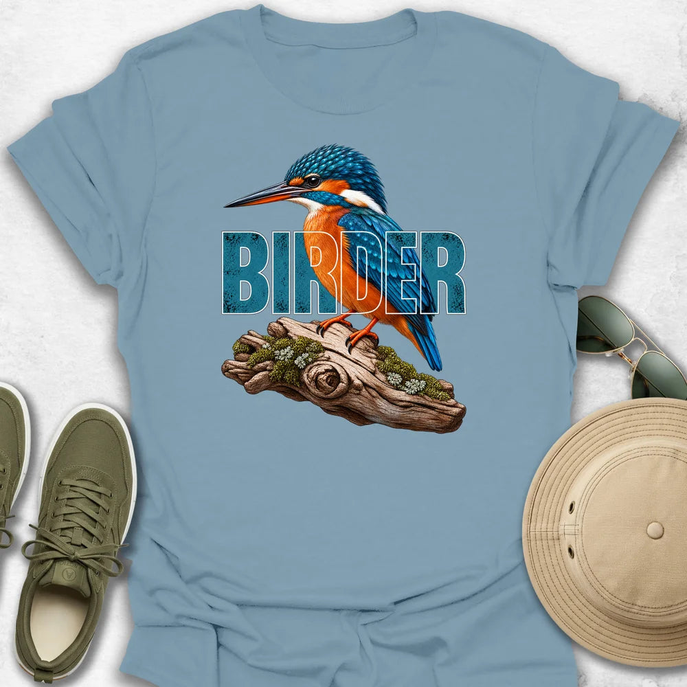 Birder Kingfisher T-Shirt