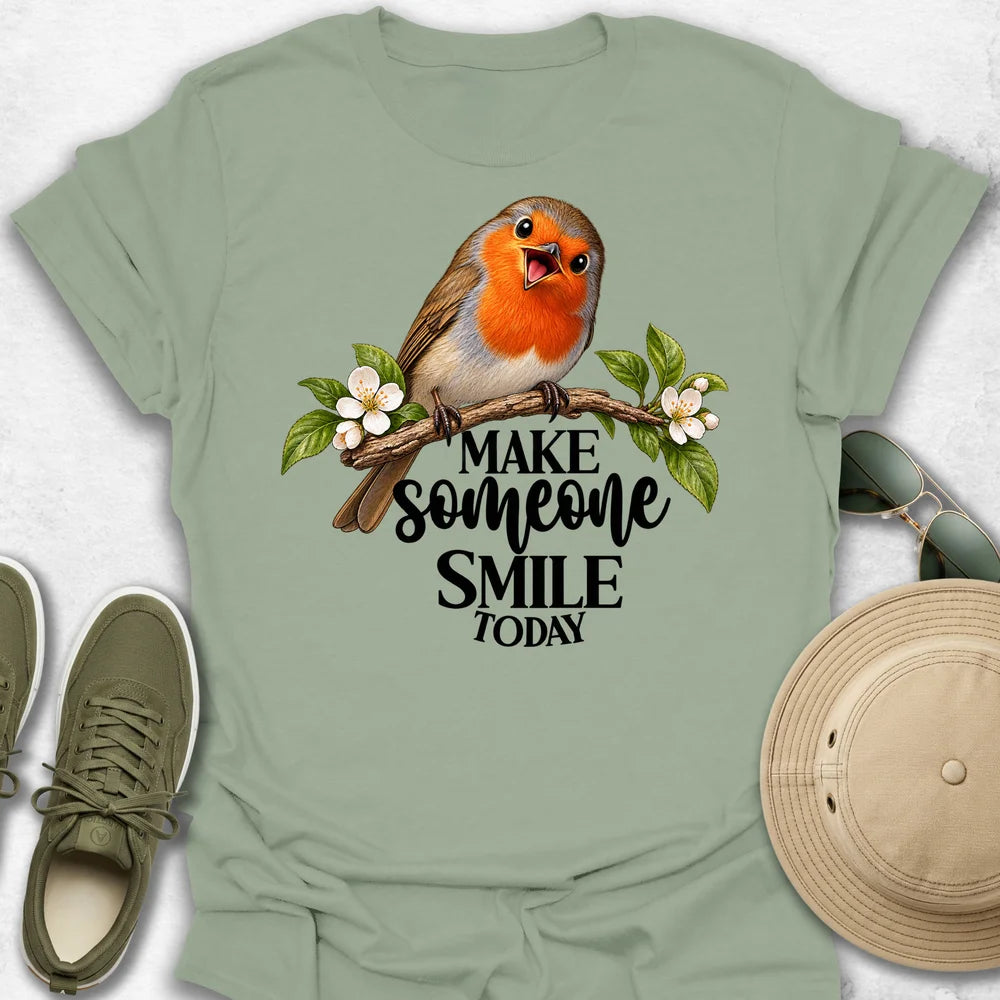 Robin Make Someone Smile T-Shirt