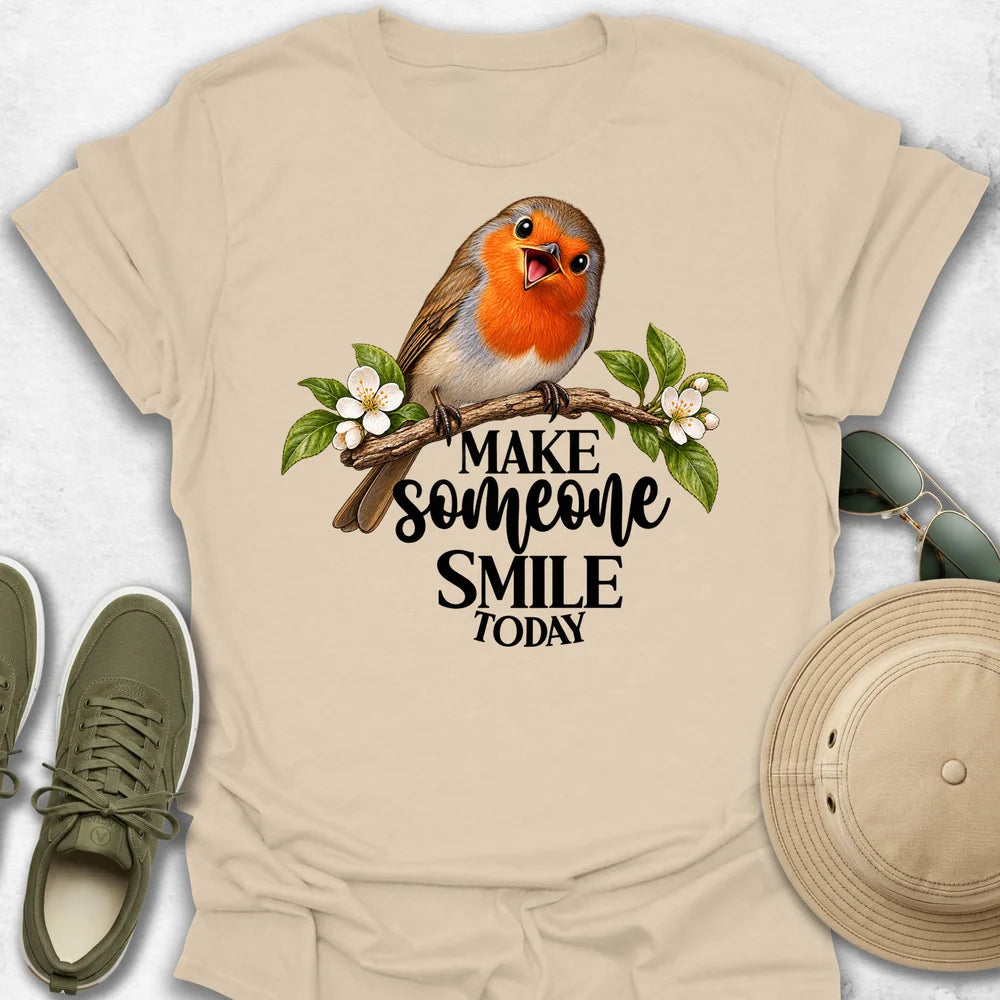 Robin Make Someone Smile T-Shirt