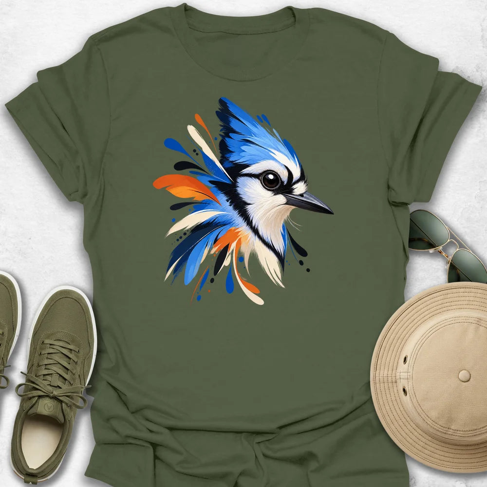Vibrant Blue Jay T-Shirt