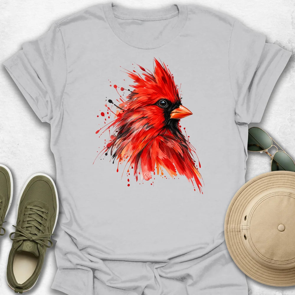 Watercolor Northern Cardinal T-Shirt