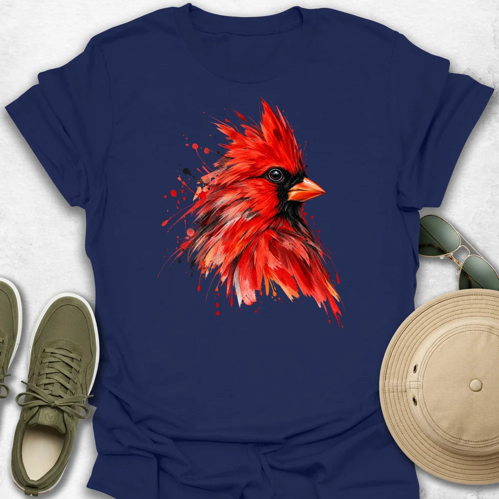 Watercolor Northern Cardinal T-Shirt