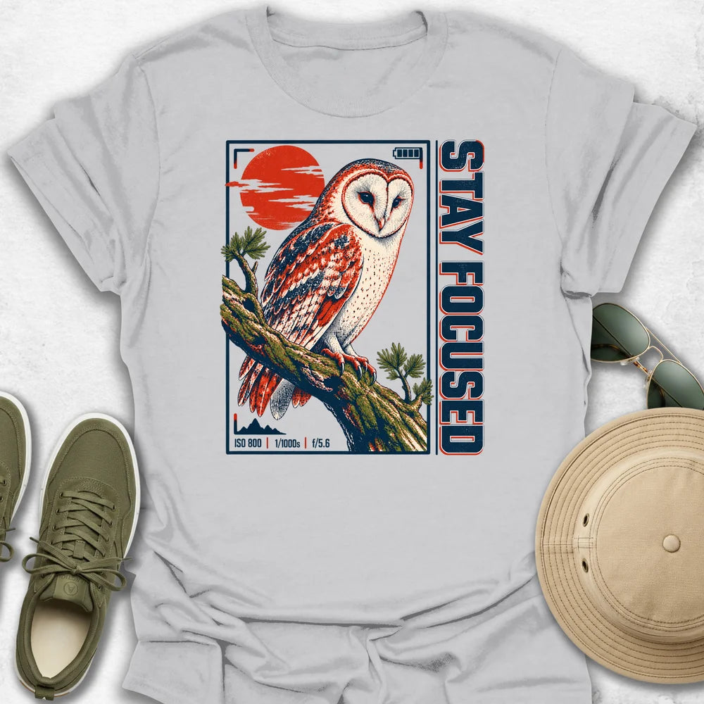 Stay Focused Owl T-Shirt