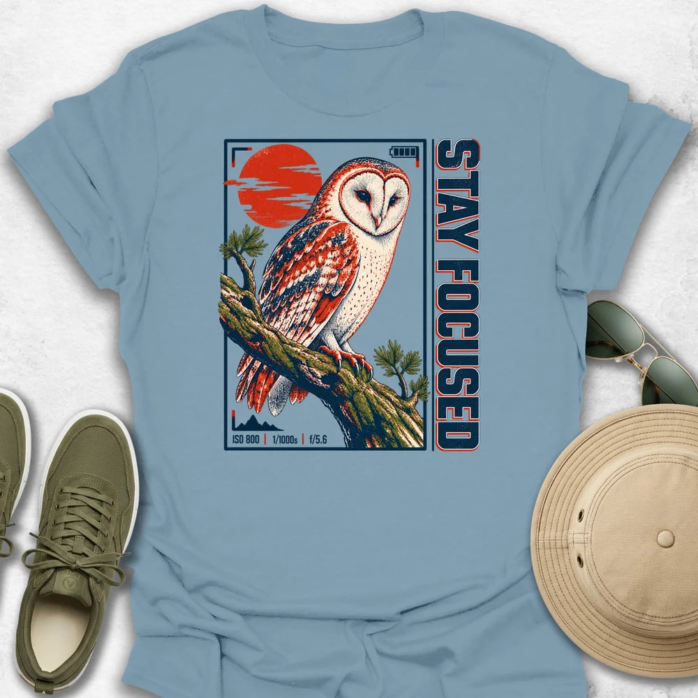 Stay Focused Owl T-Shirt