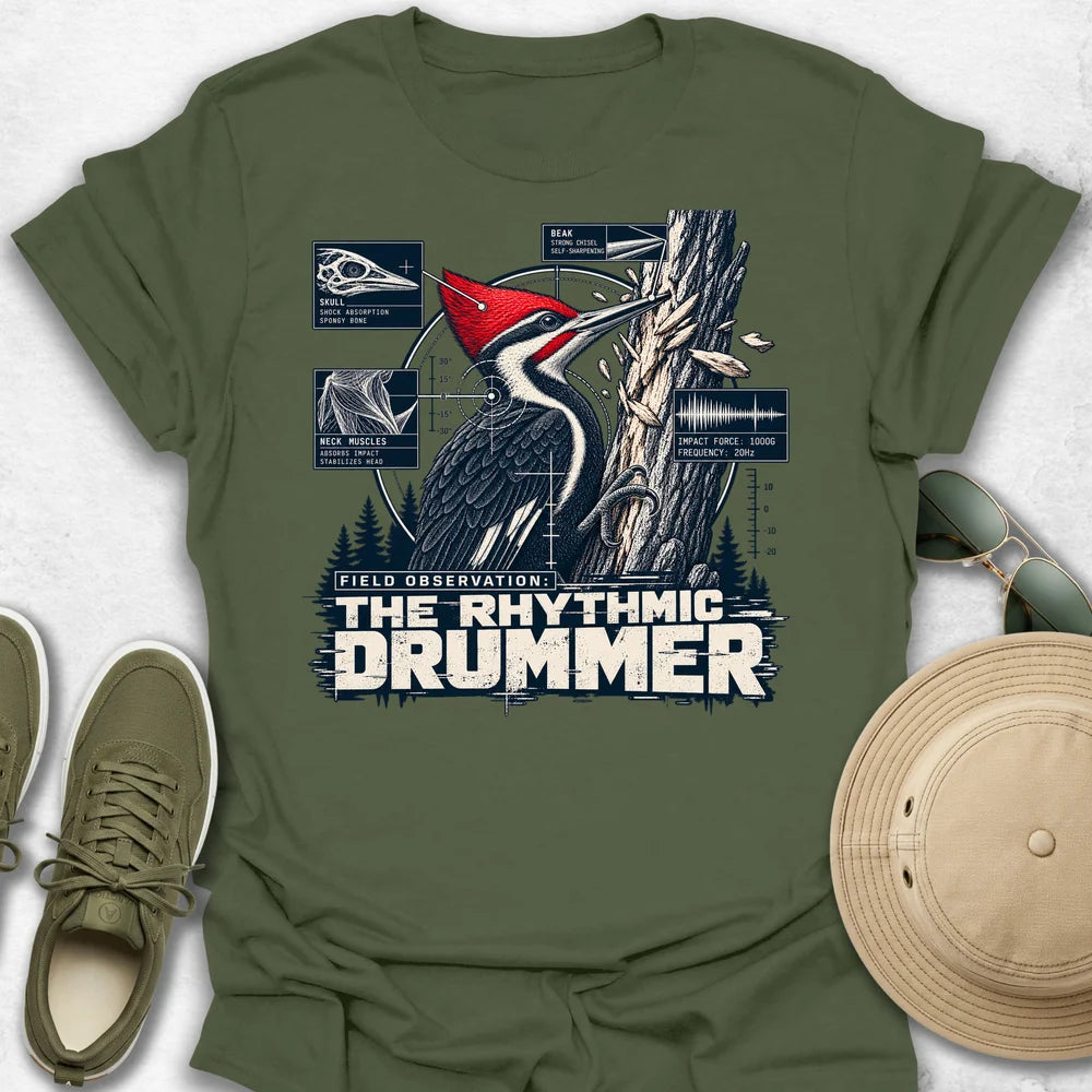 The Rhythmic Drummer T-Shirt