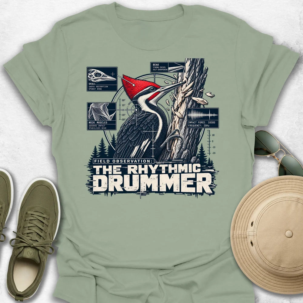 The Rhythmic Drummer T-Shirt