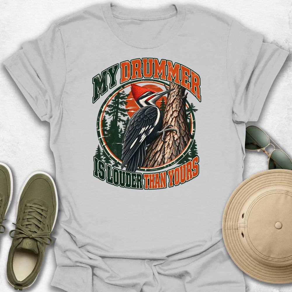 Woodpecker Drummer T-Shirt