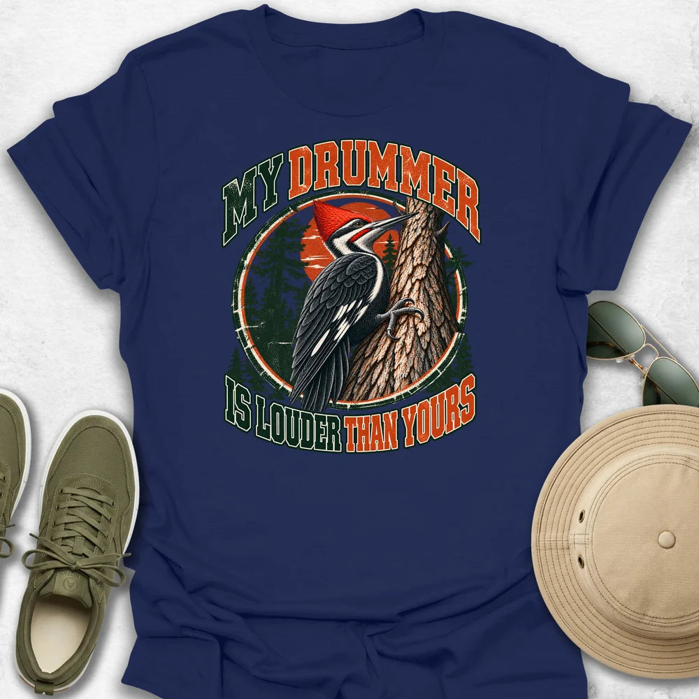 Woodpecker Drummer T-Shirt