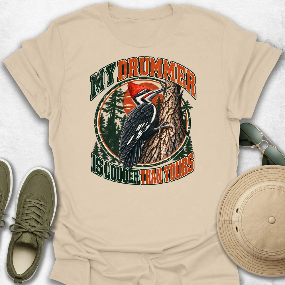 Woodpecker Drummer T-Shirt