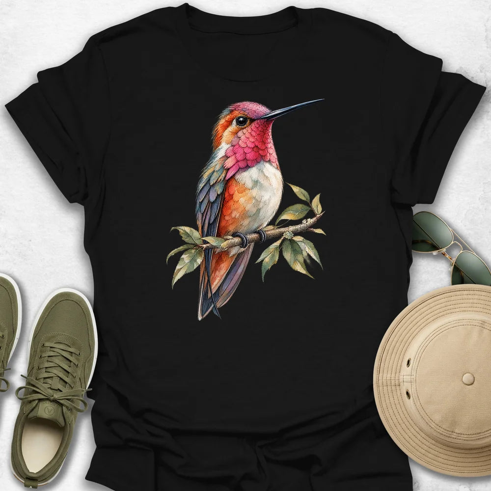 Hummingbird on Branch T-Shirt