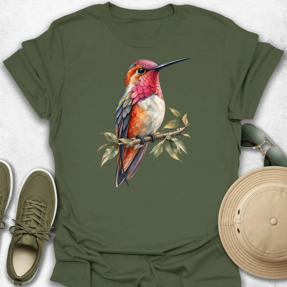Hummingbird on Branch T-Shirt