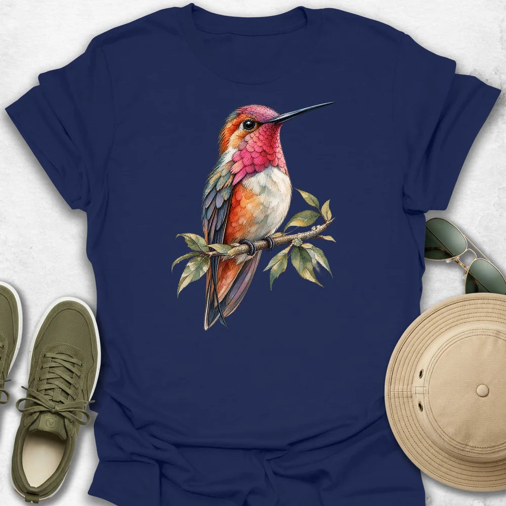 Hummingbird on Branch T-Shirt