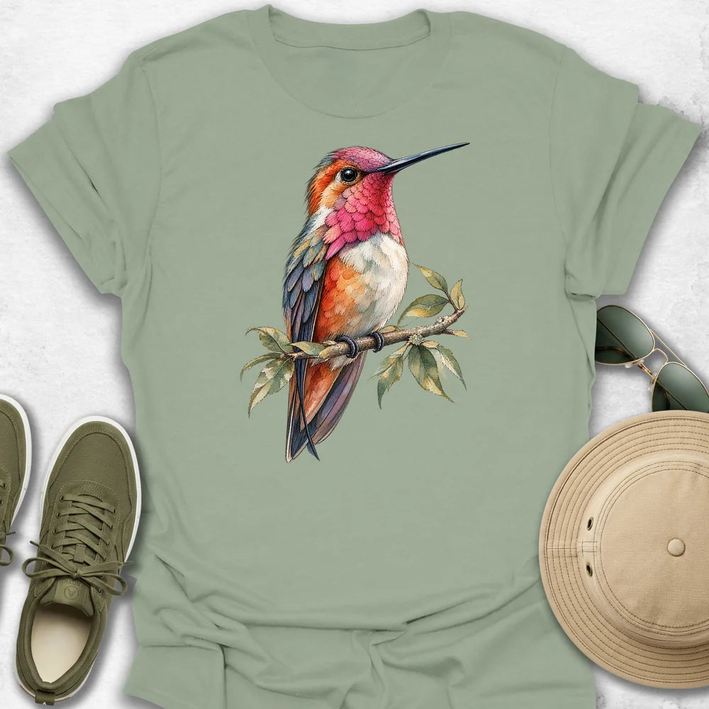 Hummingbird on Branch T-Shirt