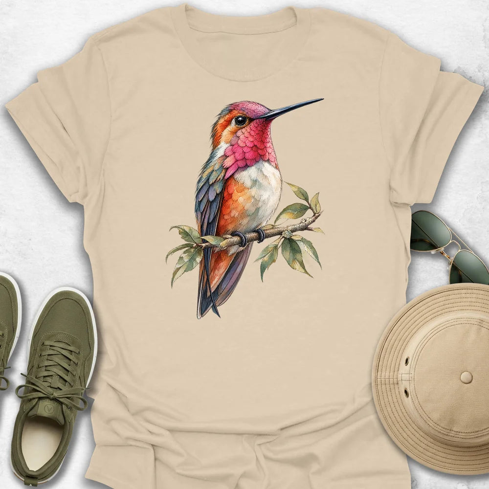 Hummingbird on Branch T-Shirt