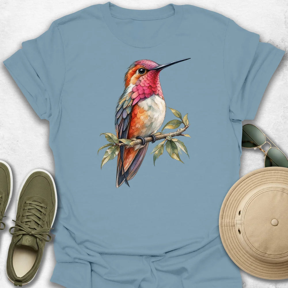 Hummingbird on Branch T-Shirt