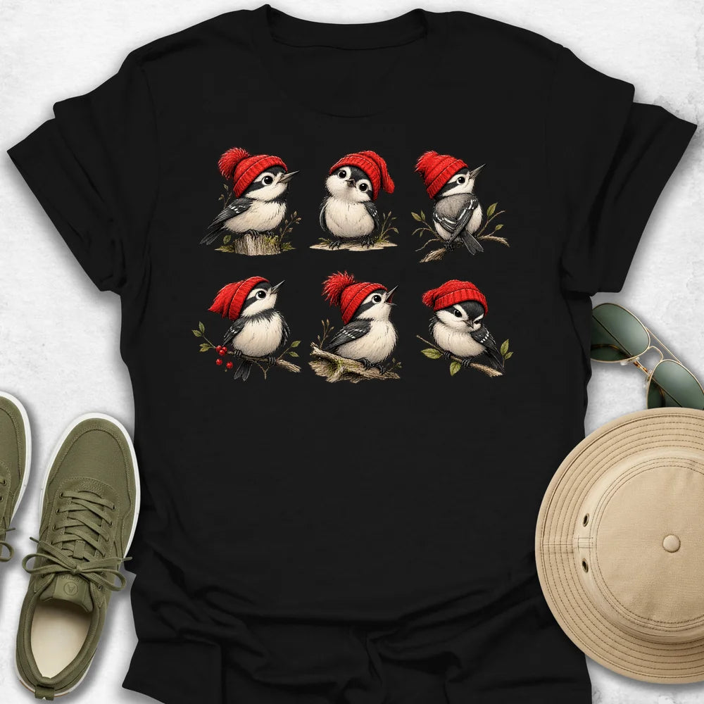 Six Red Beanies T-Shirt