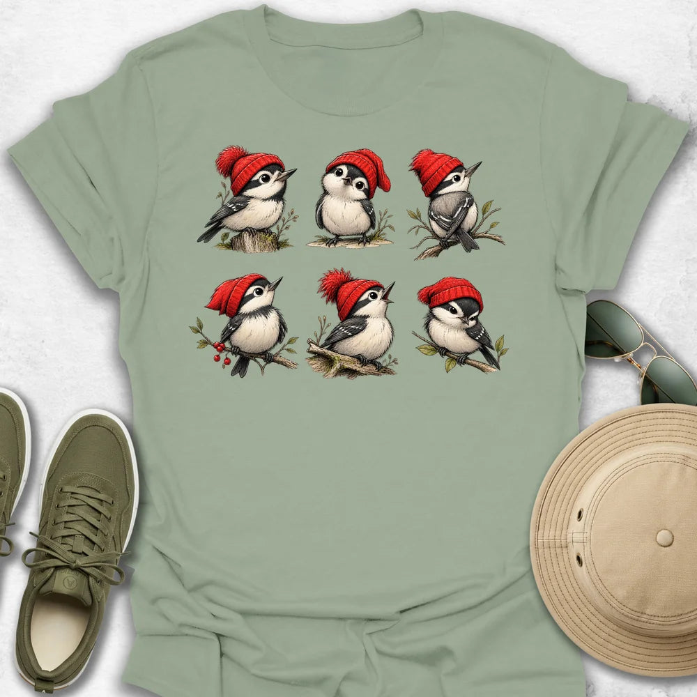 Six Red Beanies T-Shirt