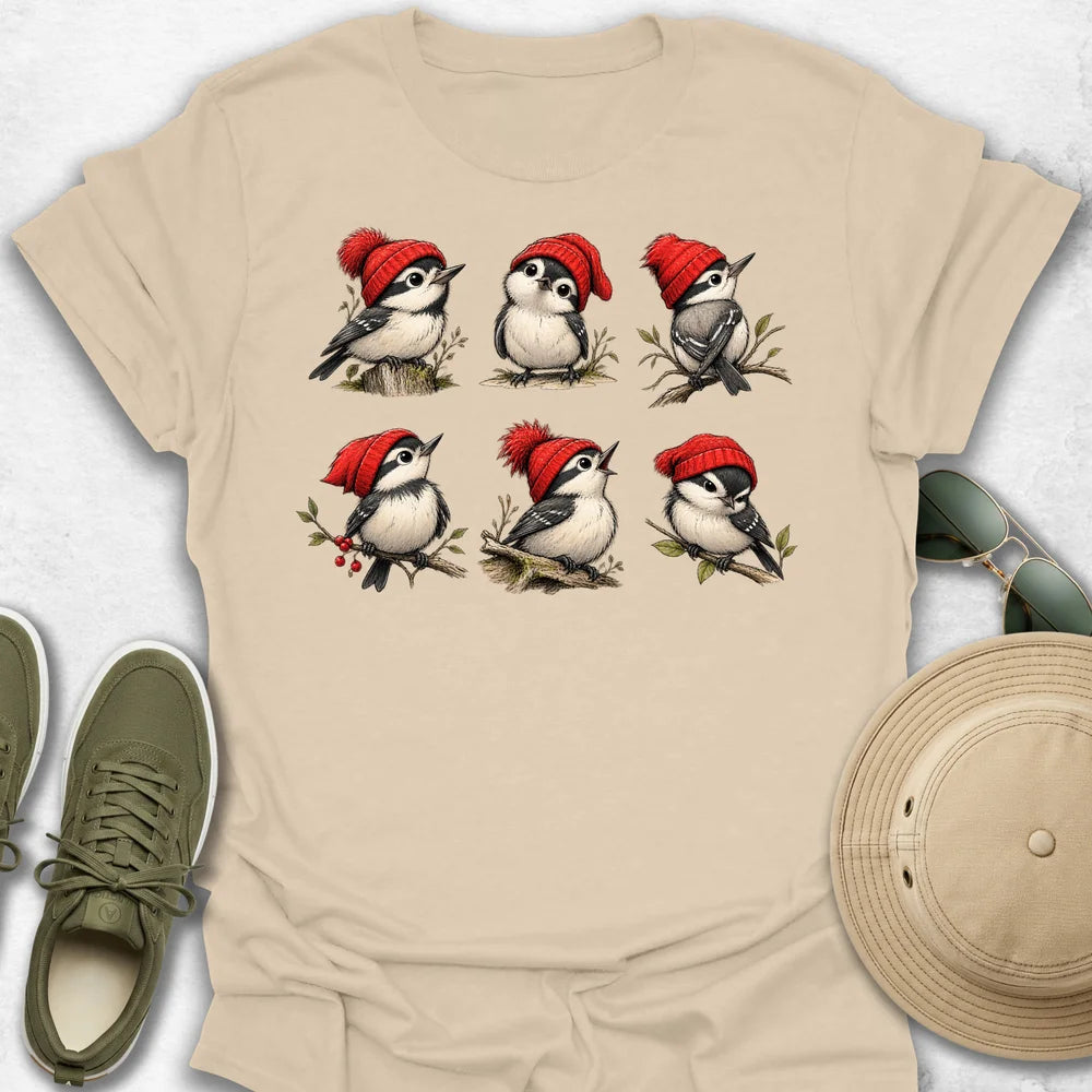 Six Red Beanies T-Shirt