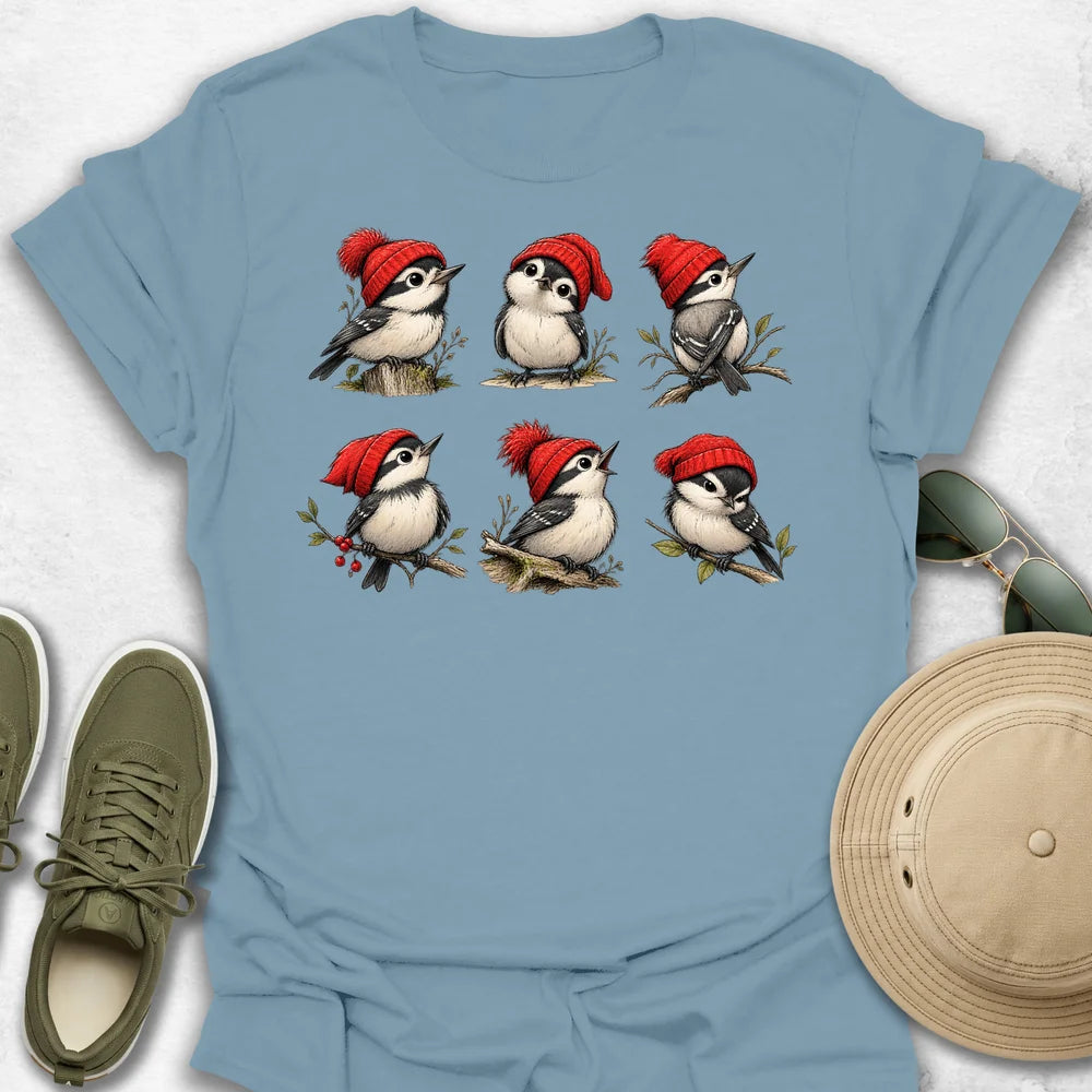 Six Red Beanies T-Shirt