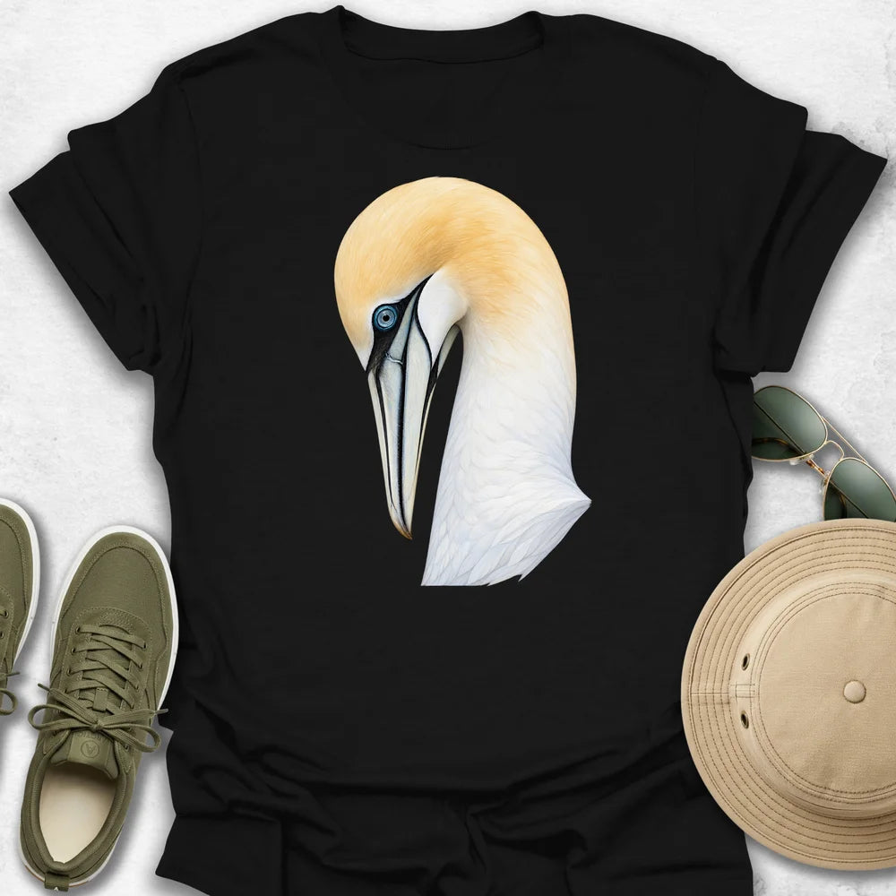Golden Gannet Portrait T-Shirt