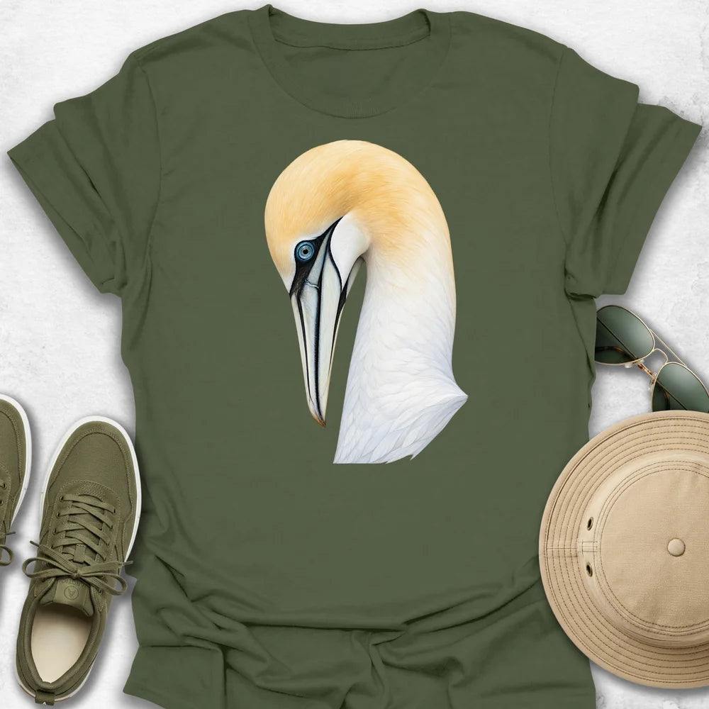 Golden Gannet Portrait T-Shirt