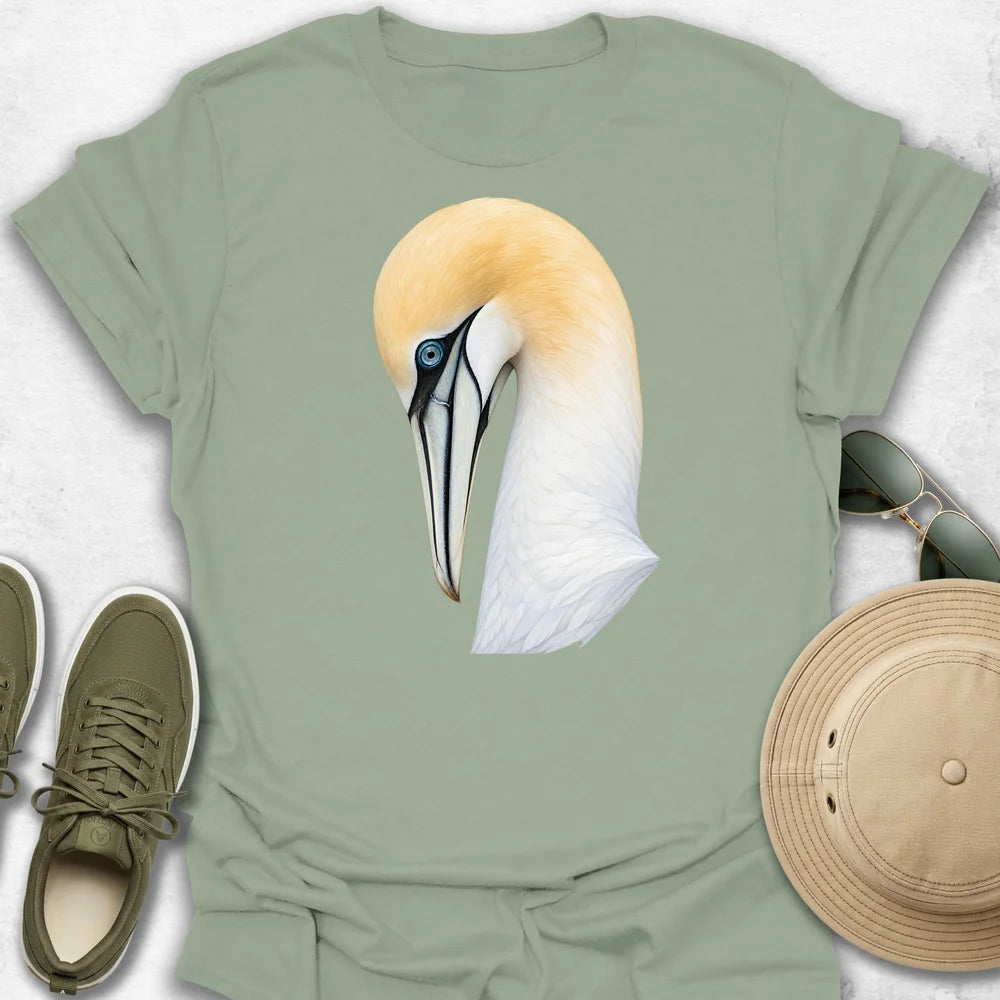 Golden Gannet Portrait T-Shirt