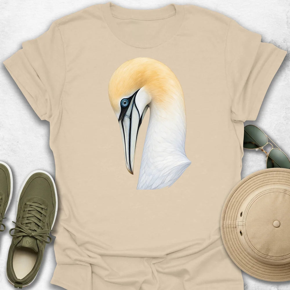 Golden Gannet Portrait T-Shirt