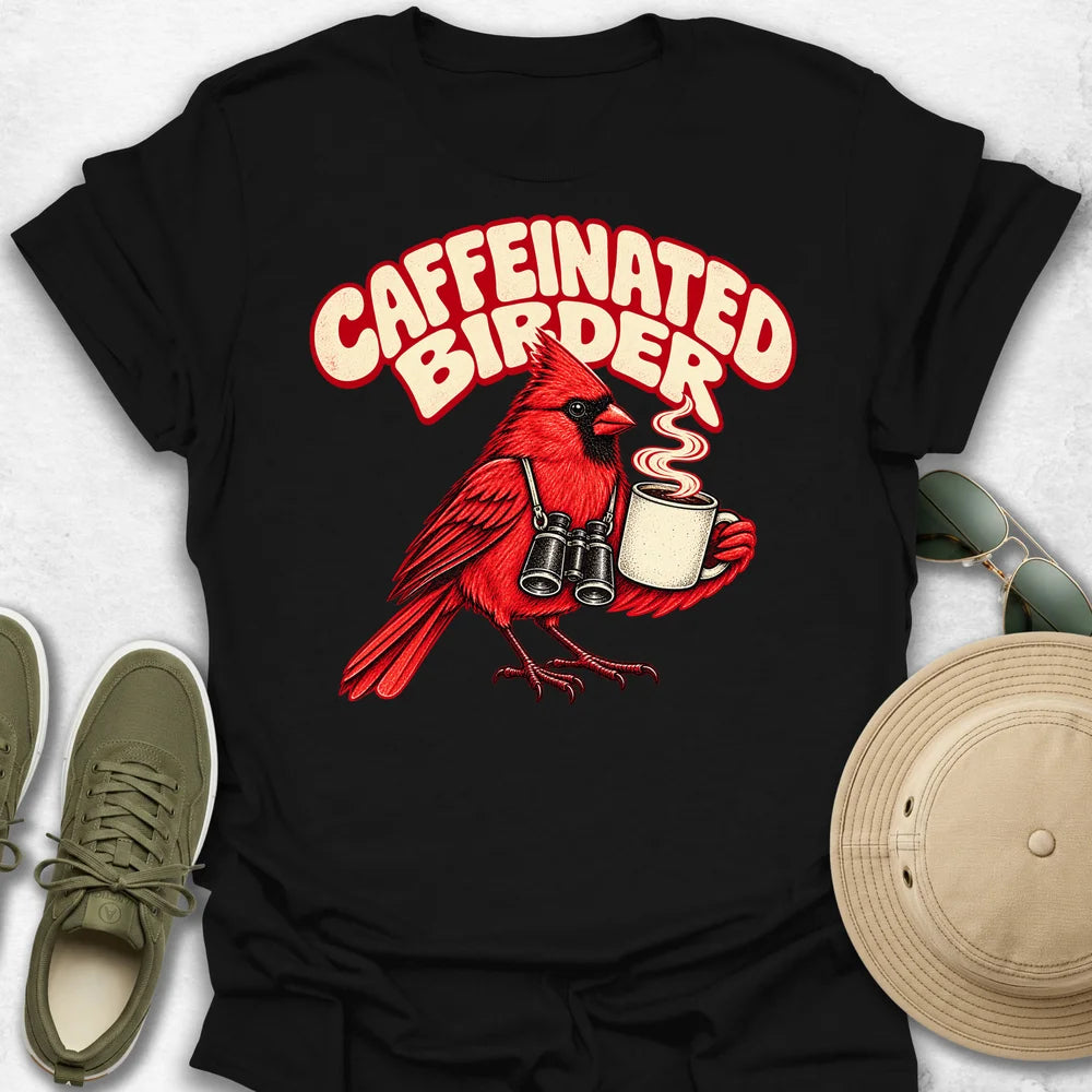 Caffeinated Birder T-Shirt