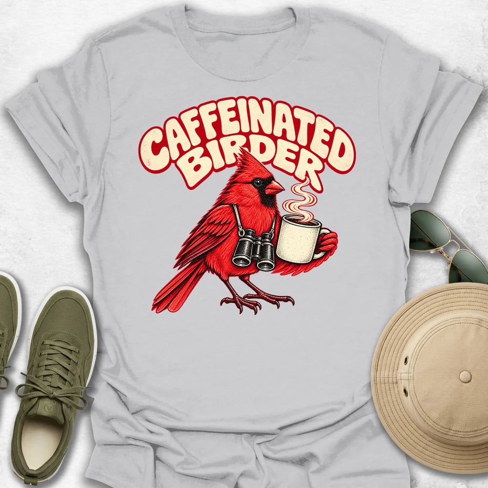 Caffeinated Birder T-Shirt