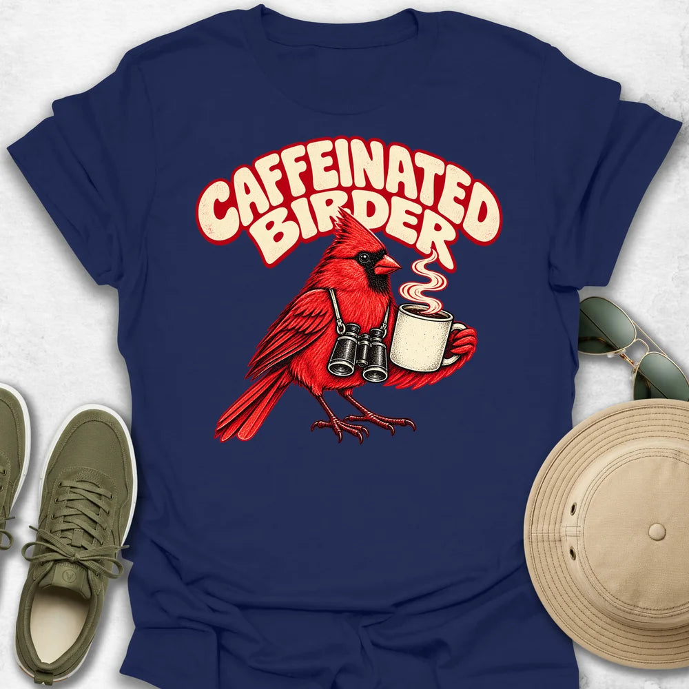 Caffeinated Birder T-Shirt